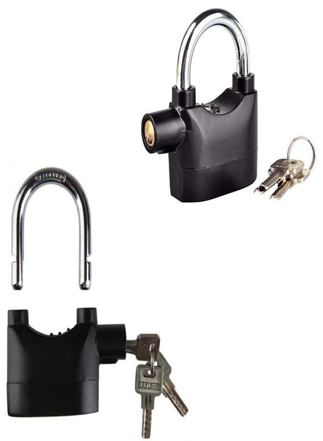 Rexmon Anti Theft Sensor Security Alarm Padlock Electronic Alarm Padlock for Main Door/Bike/Bicycle/Office/Shop with 110dB Alarm Pad Locks - Image 3